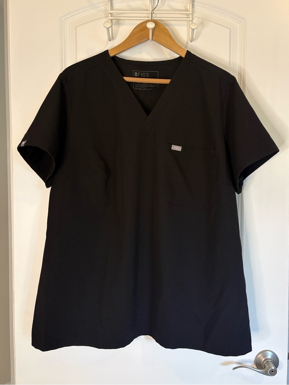Figs Catarina One-Pocket Scrub Top Black Size 3XL - Picture 8 of 8